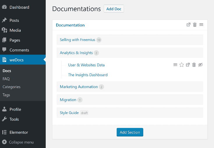 weDocs UI
